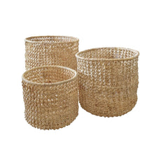 Load image into Gallery viewer, Abaca Lattice Basket Set