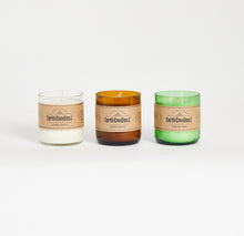 Load image into Gallery viewer, Eco-Friendly Soy Wax Candles in Up-Cycled Beer Bottle - 3 pack