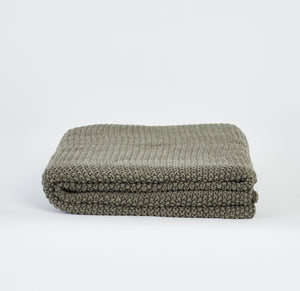 Milford Moss Stitch Throw - Phasing out limited stock