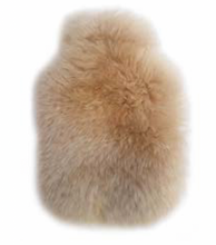 Load image into Gallery viewer, NZ Long Wool Sheepskin Hot Water Bottle Cover
