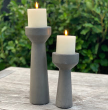 Load image into Gallery viewer, Turin Concrete Candle Stand - Set of 2