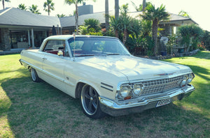 Chevy Impala 1963 White (Hire Price & Pickup Only)