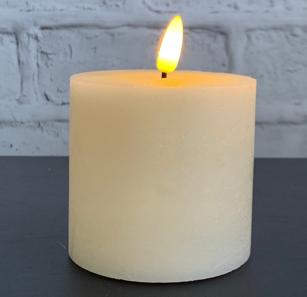 LED Pillar Candle - Set of 2