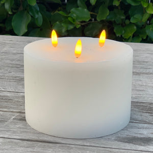 Pillar candles – LED 3 wick (Hire Price & Pickup Only)