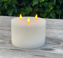 Load image into Gallery viewer, LED Pillar Candle - 3 Wick
