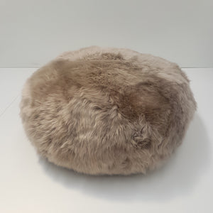 NZ Long Wool Sheepskin Ottoman