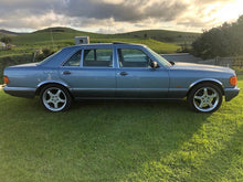 Load image into Gallery viewer, Mercedes SEL 1988 Blue (Hire Price &amp; Pickup Only)
