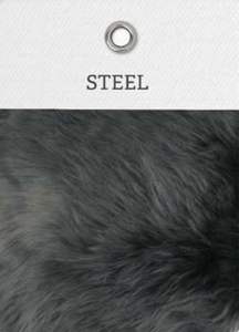 NZ Long Wool Sheepskin Ottoman