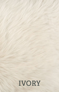 NZ Long Wool Sheepskin Ottoman