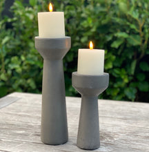 Load image into Gallery viewer, Turin Concrete Candle Stand - Set of 2

