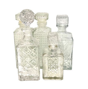 Vintage Decanters (Hire Price & Pickup Only)